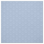 Tonale ankers op blauw stof (Swatch)