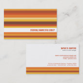 Tonale strepen Visitekaartje (Voorkant / Achterkant)