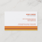 Tonale strepen Visitekaartje (Achterkant)