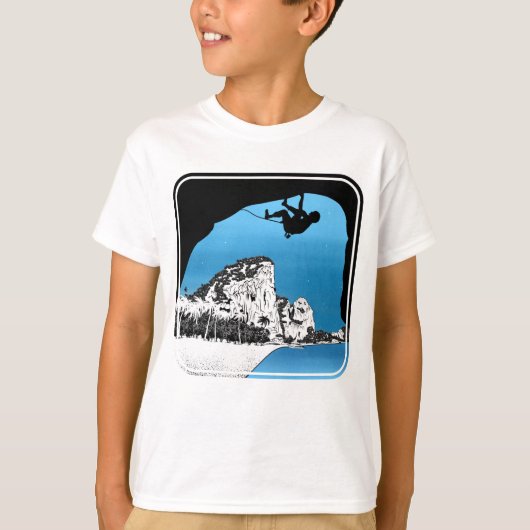 Tonasi Railei Beach Rock Klimmen T-shirt (Voorkant)