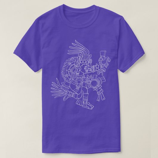 Tonatiuh Azteekse zonnegod 3 T-shirt (Design voorkant)