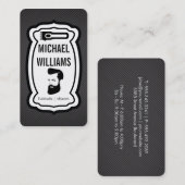 tondeuse | Baard Man | kapper Visitekaartje (Voorkant / Achterkant)