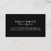 tondeuse | kapper | Barber Clippers Visitekaartje (Achterkant)