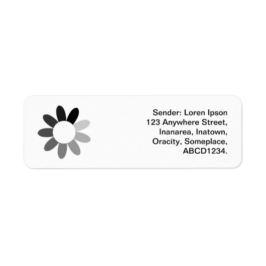Tone Flower Etiket (Voorkant)