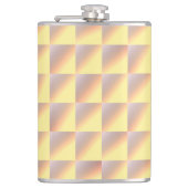 Tone-on-tone squares. heupfles (Voorkant)