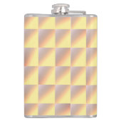 Tone-on-tone squares. heupfles (Achterkant)