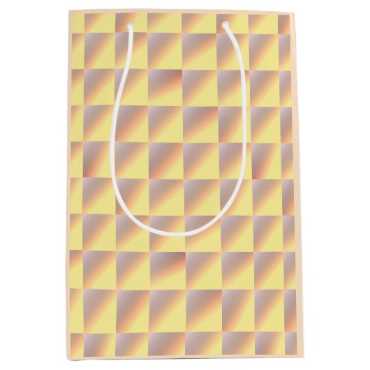 Tone-on-tone Squares. Medium Cadeauzakje (Voorkant)