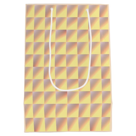 Tone-on-tone Squares. Medium Cadeauzakje (Achterkant)