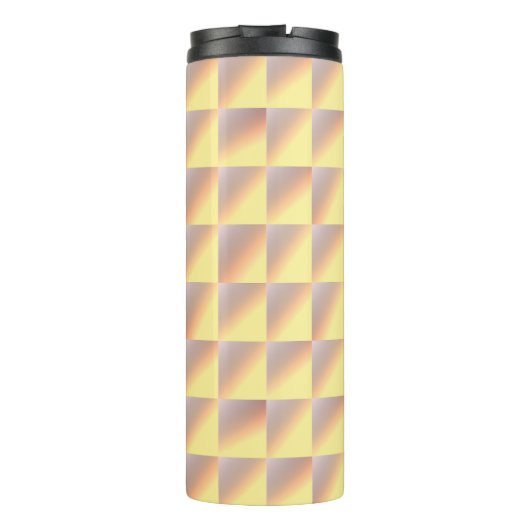 Tone-on-tone squares. thermosbeker (Achterkant)