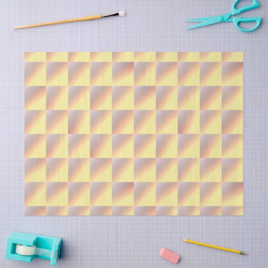 Tone-on-tone Squares. Tissuepapier (Craft)