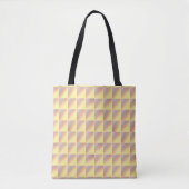 Tone-on-tone Squares. Tote Bag (Voorkant)