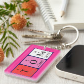 Tone periodieke lijstnaam - het sleutelwoord sleutelhanger (Voorkant Rechts)