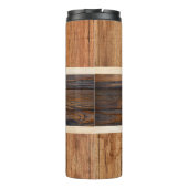 Tone Tan Thermal Tumbler Rustic Thermosbeker (Achterkant)