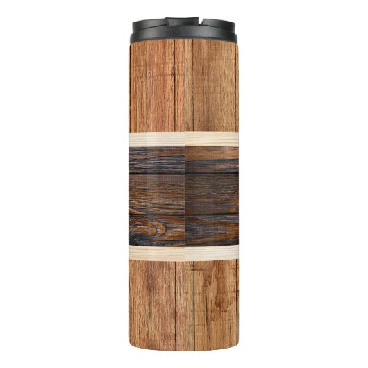Tone Tan Thermal Tumbler Rustic Thermosbeker (Achterkant)