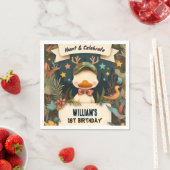 Tone Wild Camo Oh Deer Eend jacht 1e verjaardag Servet (Insitu)