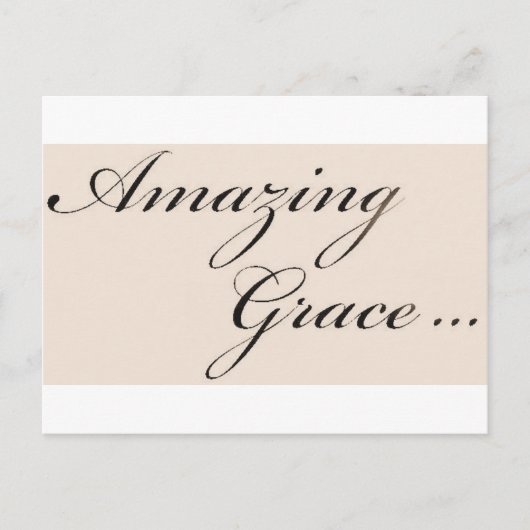 Toneamazinggrace Briefkaart (Voorkant)
