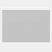 Toned Trendy Silver Gray Laced Monogram Inpakpapier Vel (Voorkant 3)