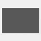 Toned Trendy Silver Gray Laced Monogram Inpakpapier Vel (Voorkant 2)