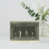 toneelinstelling voor zwarte kunst briefkaart (Staand voorkant)