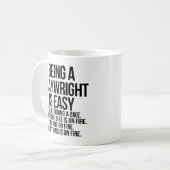 Toneelschrijver Koffiemok (Voorkant links)