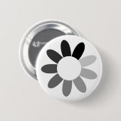 toneflower (kleur) ronde button 5,7 cm (Voorkant /achterkant)