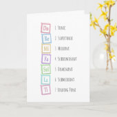 Tonen van de Scale Solfege Musical Baby Blokken Kaart (Gele Bloem)