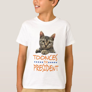 tonen voor president lichtshirt t-shirt