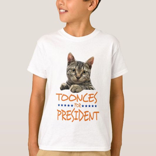 tonen voor president lichtshirt t-shirt (Voorkant)