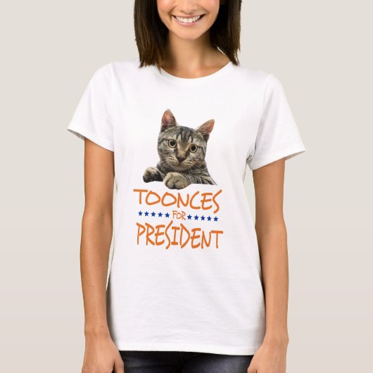 tonen voor president lichtshirt t-shirt (Voorkant)