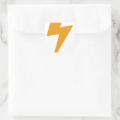 Toner Energie Geel Print Vierkante Sticker (Tas)