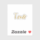 Toner Storage Sticker (Vel)