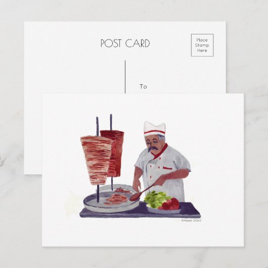 Tonerhouder Briefkaart (Voorkant / Achterkant)