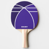 Tones of Blue Personalized Ping Pong Paddle Tafeltennisbatje (Achterkant)