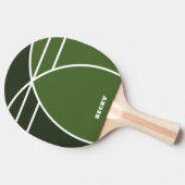 Tones of Green Personalized Ping Pong Paddle Tafeltennisbatje (Zijkant)