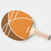 Tones of Orange Personalized Ping Pong Paddle Tafeltennisbatje (Zijkant)