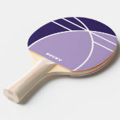 Tones of Purple Personalized Ping Pong Paddle Tafeltennisbatje (Voorkant Gekanteld)