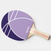 Tones of Purple Personalized Ping Pong Paddle Tafeltennisbatje (Zijkant)