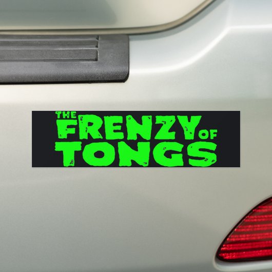 Tong bumpah bumpersticker (Op auto)