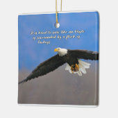 Tong en kalkoenen keramisch ornament (Links)