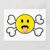 Tong Schedel en Kruisbeenderen Briefkaart (Voorkant)