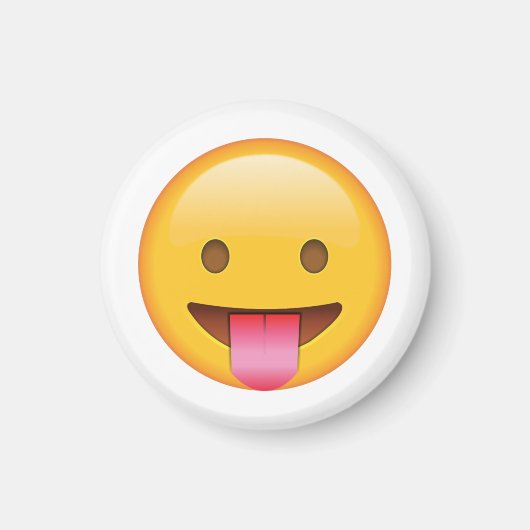 Tong uit - Emoji Magneet (Voorkant)