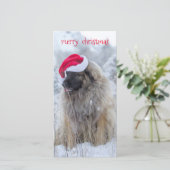 tong uit Leonberger Feestdagenkaart (Staand voorkant)
