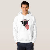 Tong uit Mannen hoodie (Voorkant volledig)