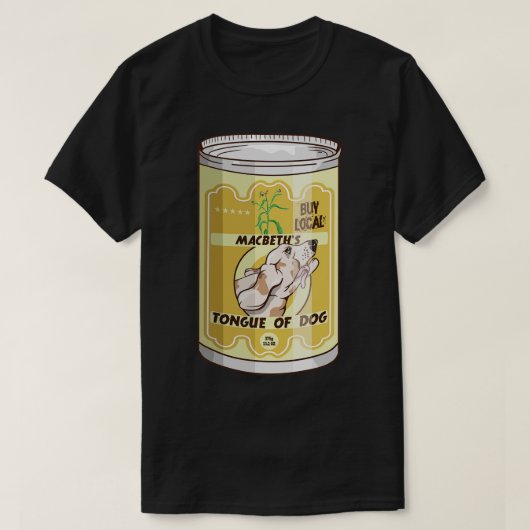 Tong van hond MACBETH heksen T-shirt (Design voorkant)