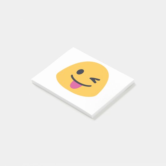 Tong-windende ogen uitsteken post-it® notes (Schuin)