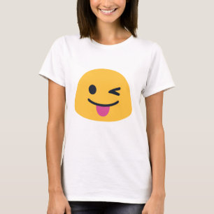 Tong-windende ogen uitsteken t-shirt