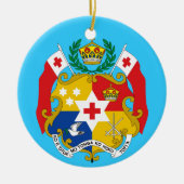 TONGA aangepaste kerstversiering Keramisch Ornament (Voorkant)