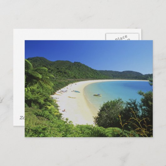 Tonga Bay, Abel Tasman NP, South Island, New Briefkaart (Voorkant / Achterkant)
