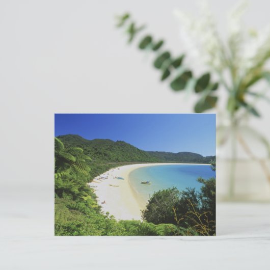 Tonga Bay, Abel Tasman NP, South Island, New Briefkaart (Staand voorkant)