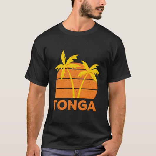 Tonga Beach Tongan Vakantie T-shirt (Voorkant)
